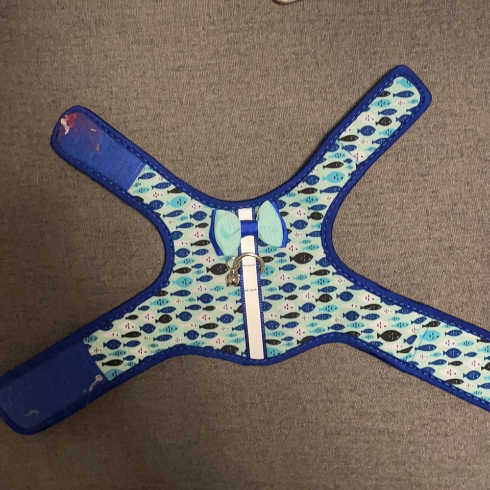 🐟🐟Fish Patterned Cat harness🐟🐟 - Picture 2 of 4